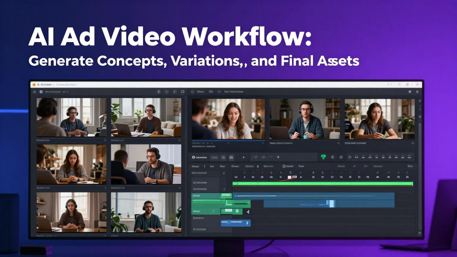 AI Ad Video Workflow: Generate Concepts, Variations, and Final Assets