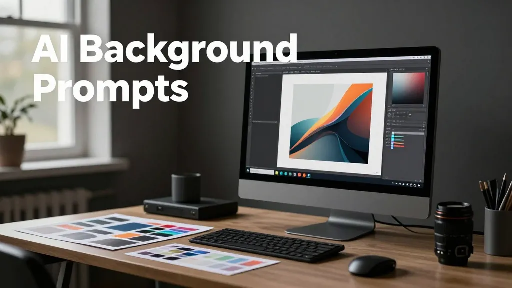 AI Background Prompts visual workflow for prompt-driven AI image creation