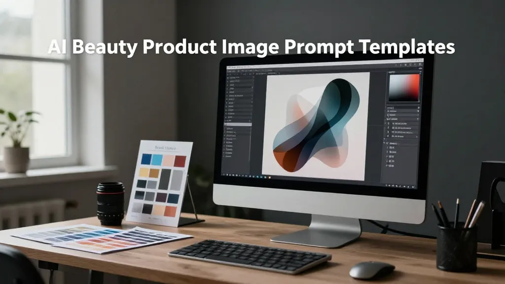 AI Beauty Product Image Prompt Templates visual workflow for prompt-driven AI image creation