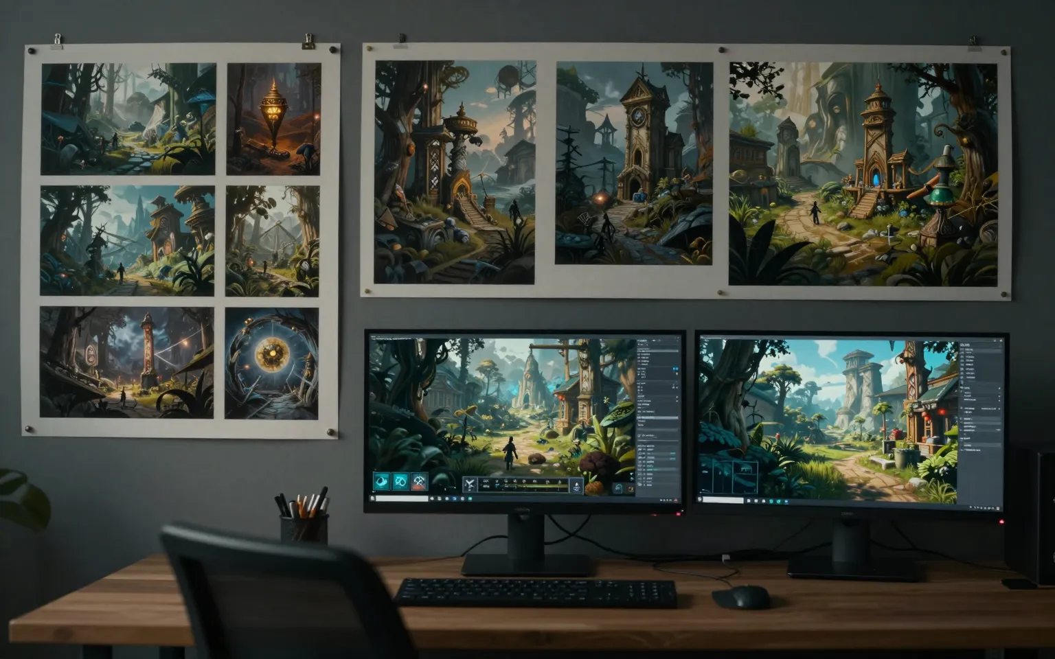 AI Image Generator for Game Developers visual asset workflow