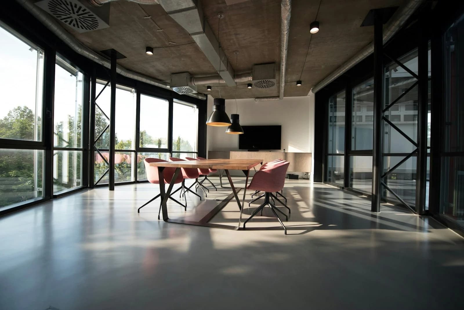A designer working with color and layout on a desk