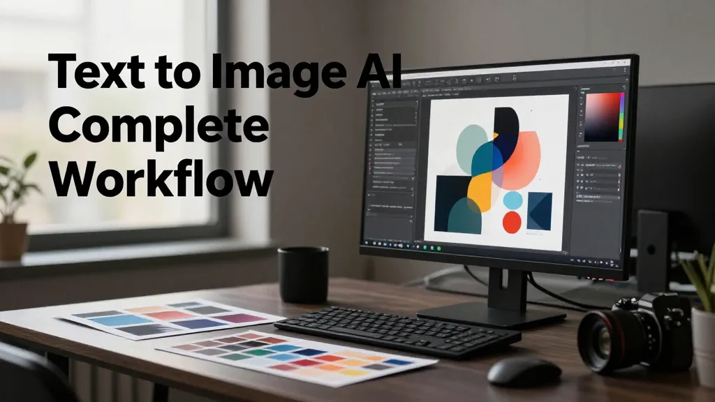 Text to Image AI Complete Workflow workflow example for AI image creation