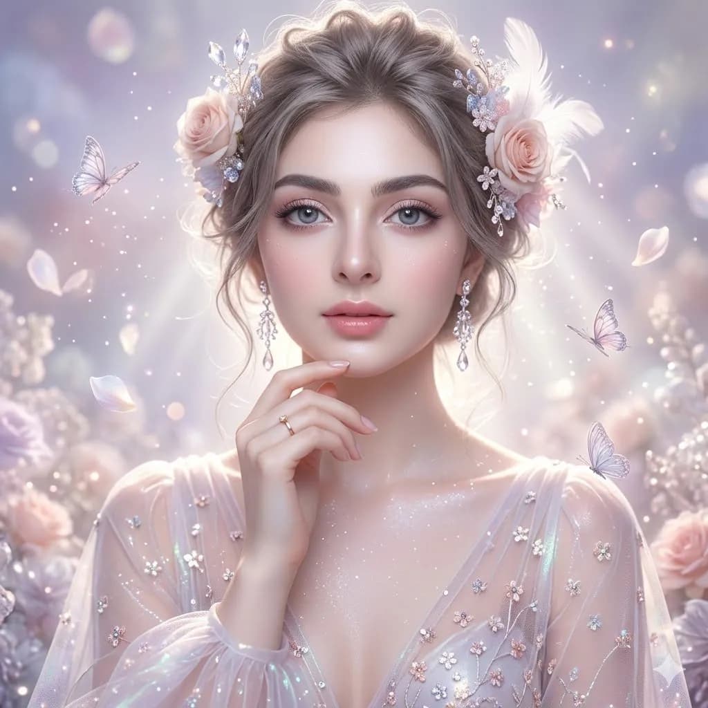 Ethereal fantasy portrait reference