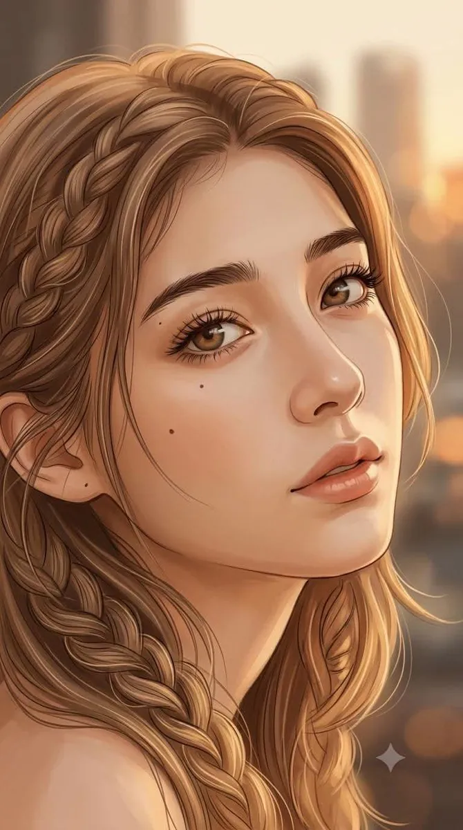 Warm cinematic illustration reference