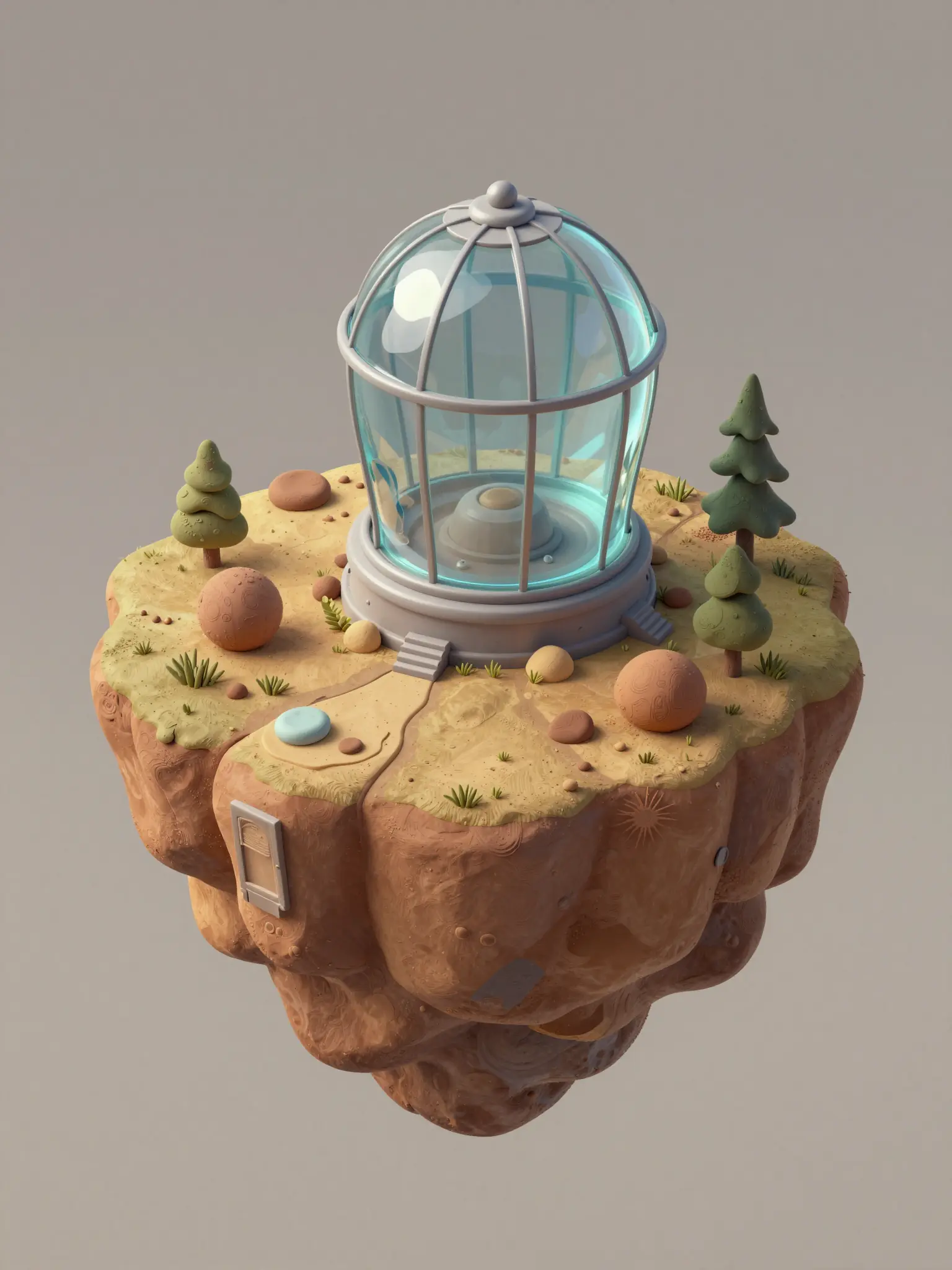 Concepto ilustrativo alternativo del generador de imágenes 3D con IA
