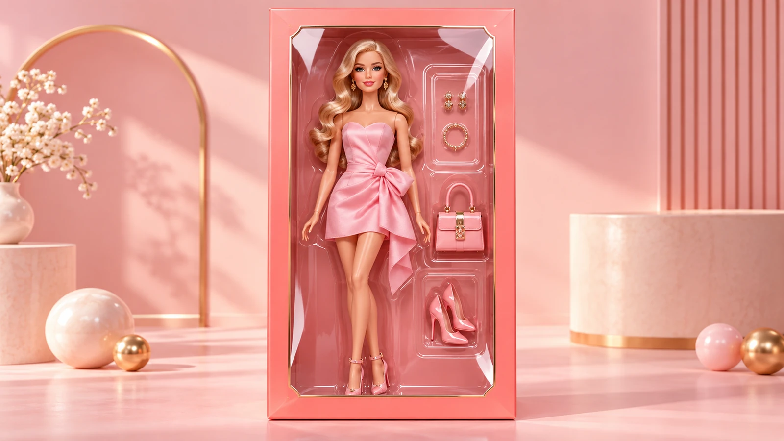 Vista previa de Generador de cajas de Barbie con IA