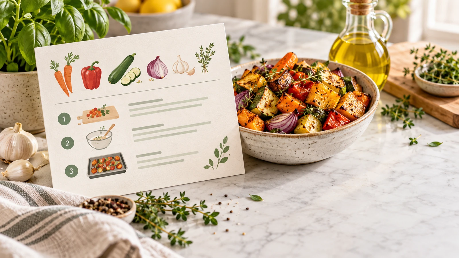 Vista previa de Generador de recetas con IA