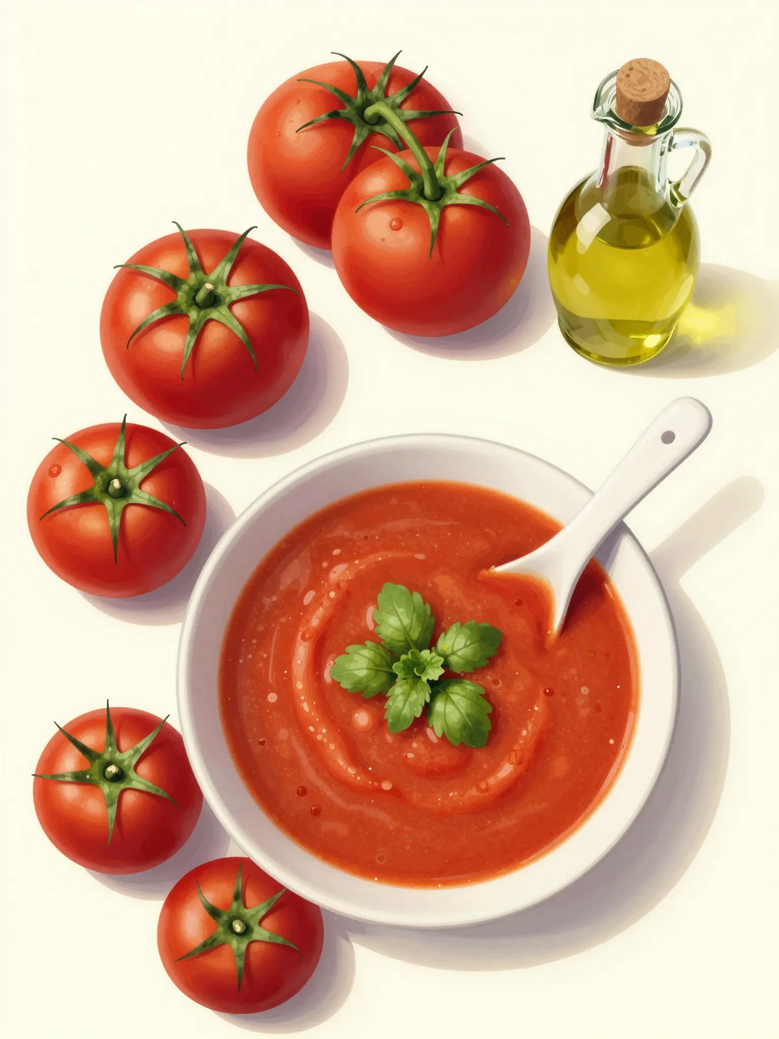 Concepto ilustrativo alternativo de generador de recetas con IA