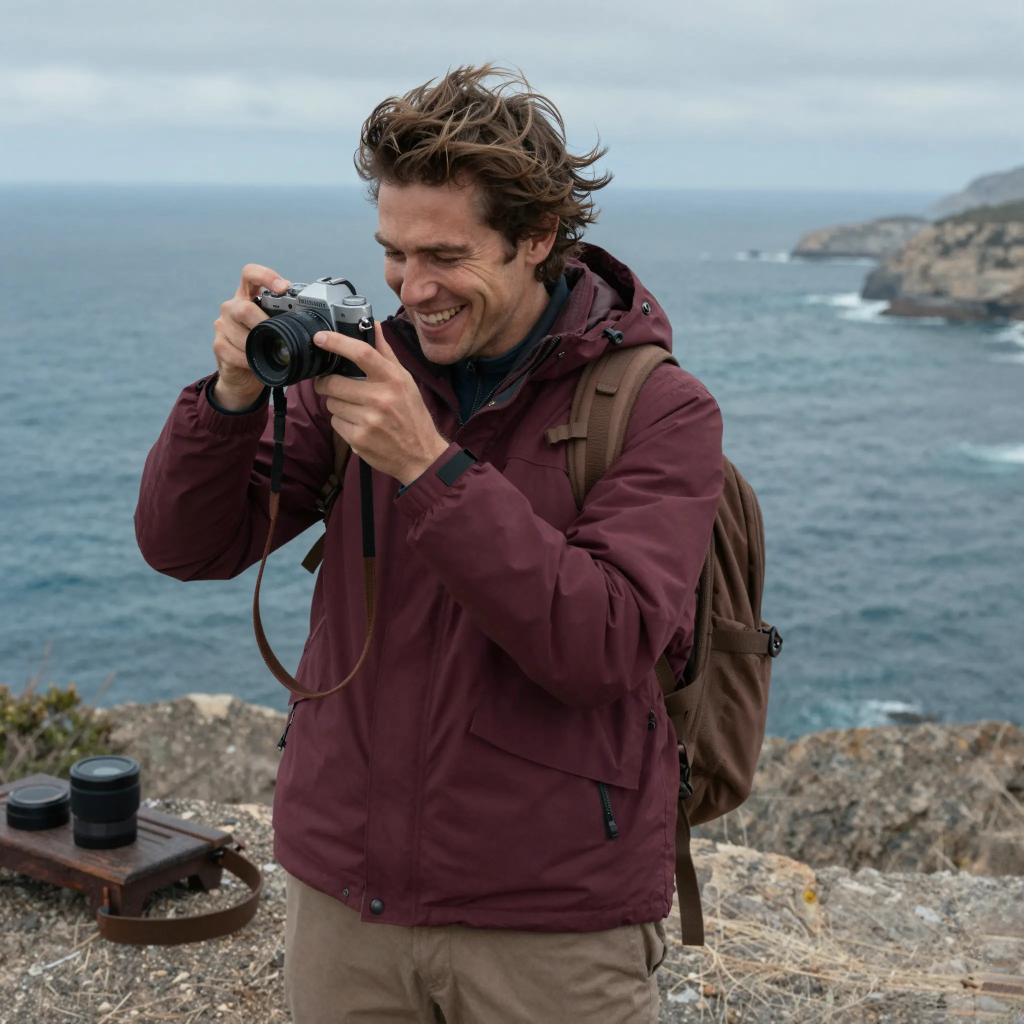 Nimm Platz auf dem Regiestuhl.