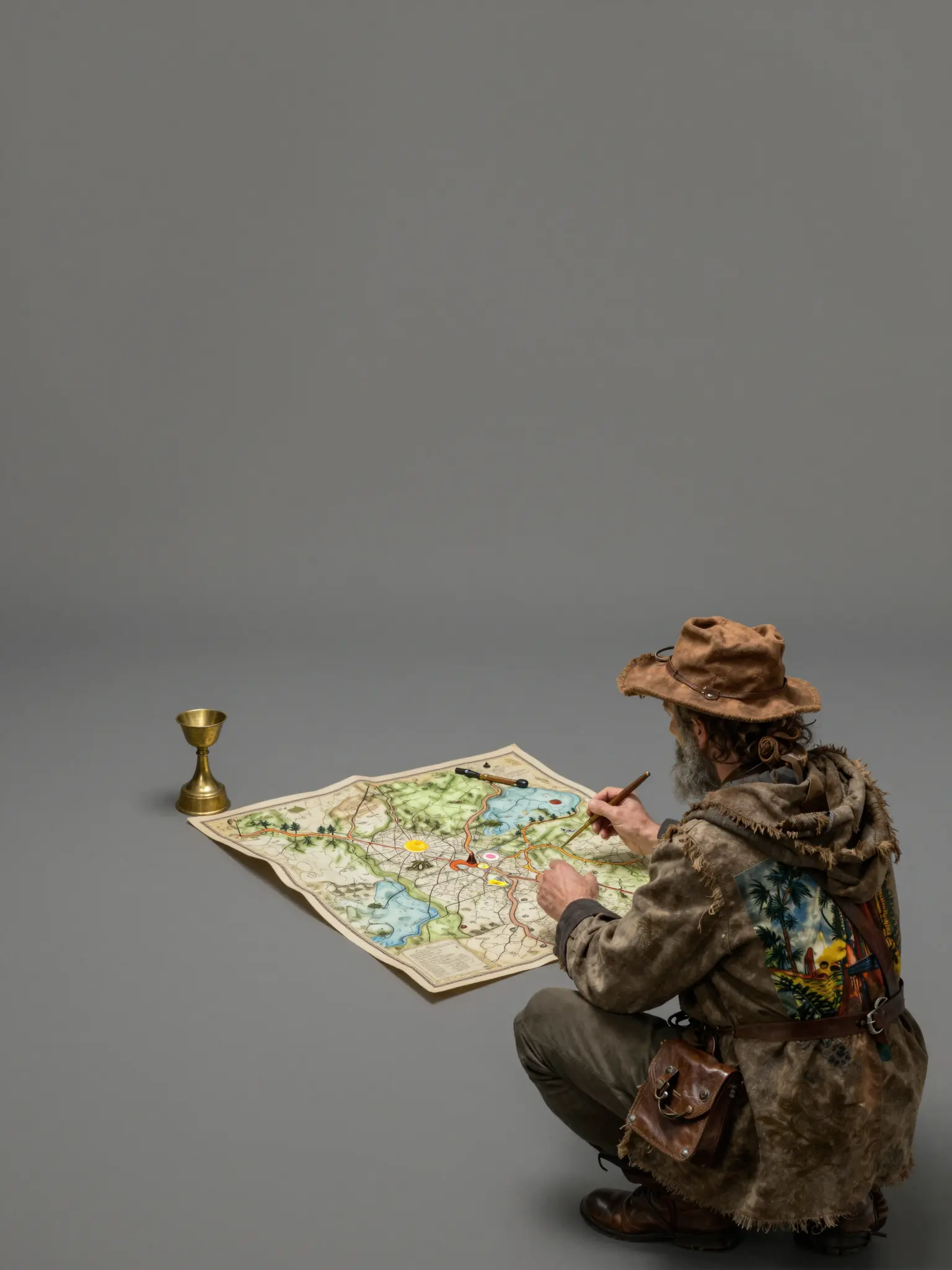 Concept illustrativo del generatore di arte IA DnD