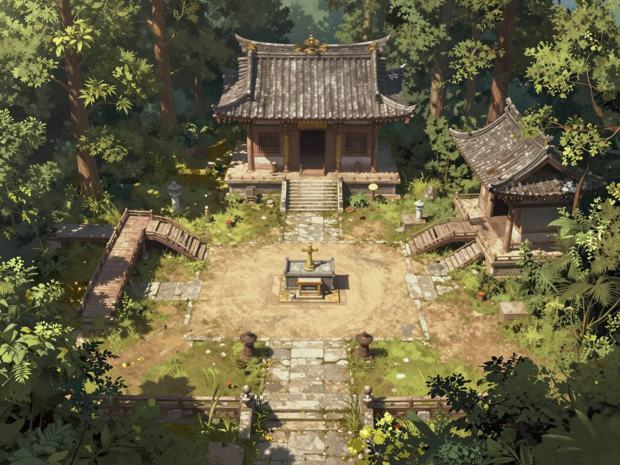 Concepto ilustrativo alternativo de generador de mapas de DnD