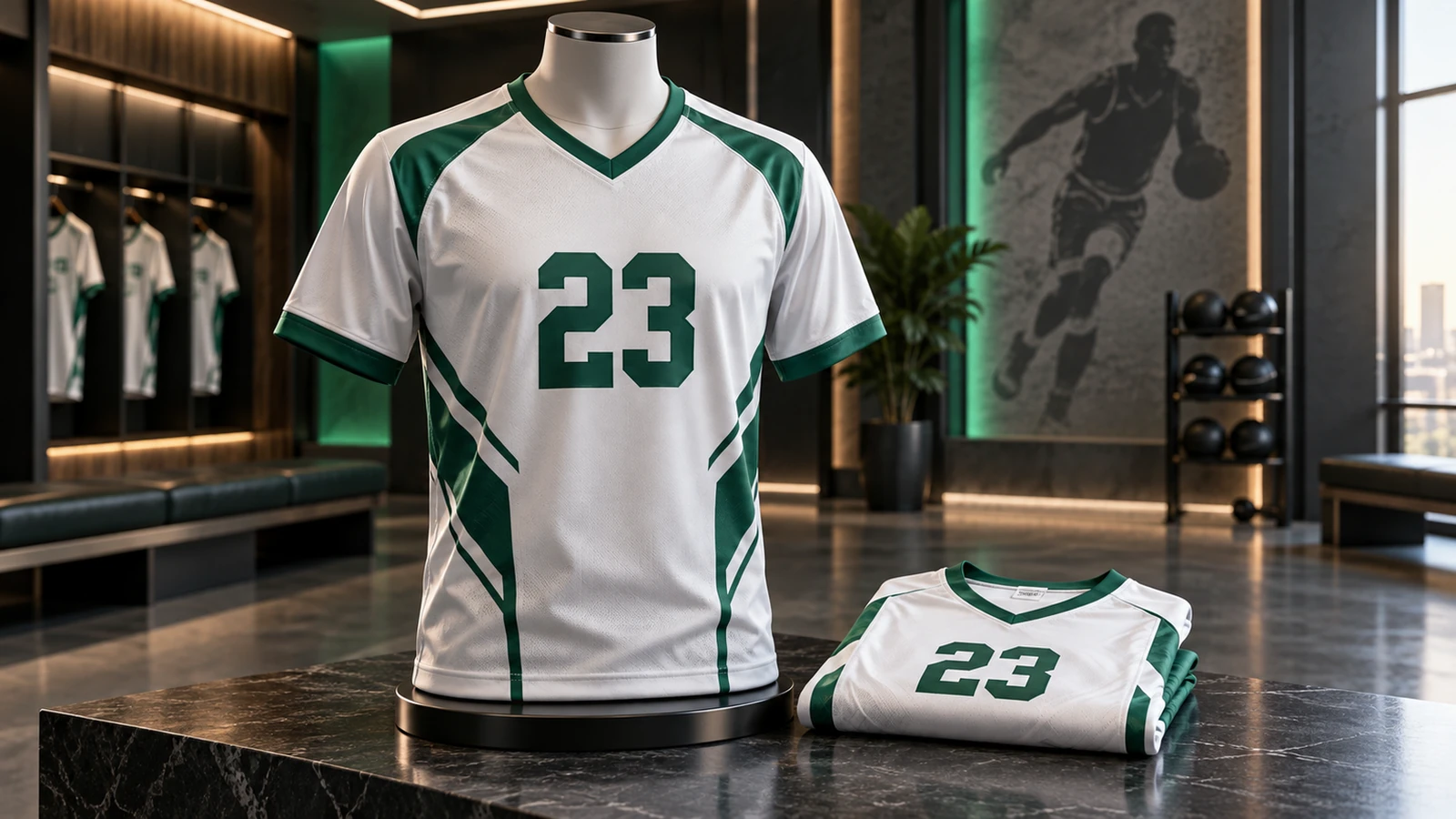Vista previa de Generador de maquetas de camisetas deportivas