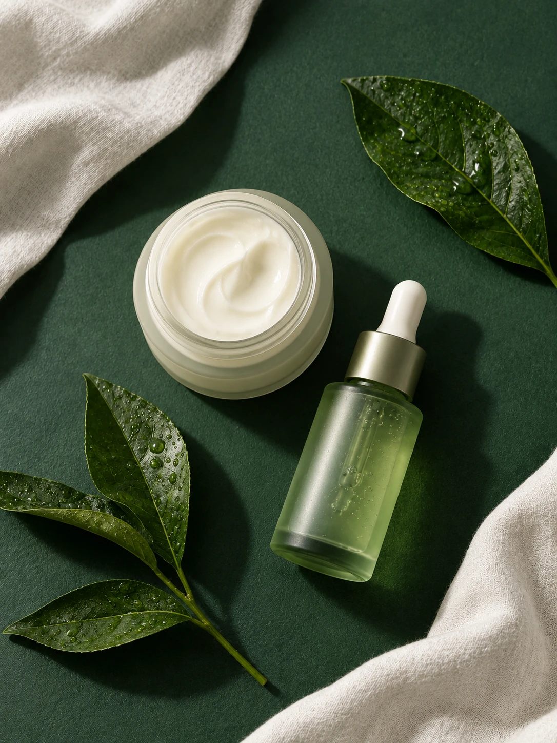 Deep Green Flat Lay