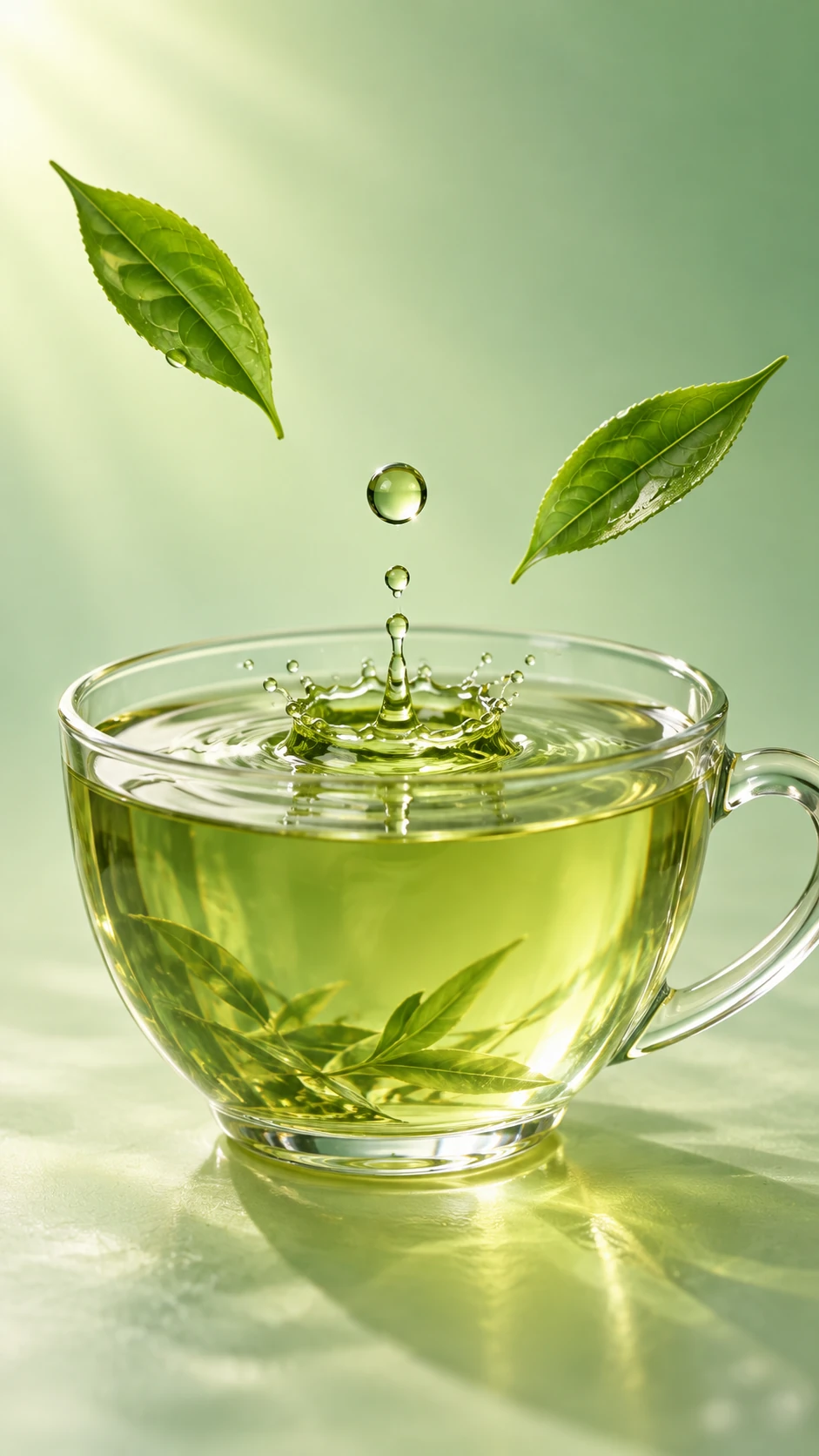 Green Tea Macro