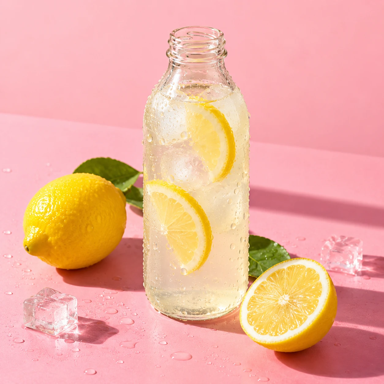 Lemon on Pink