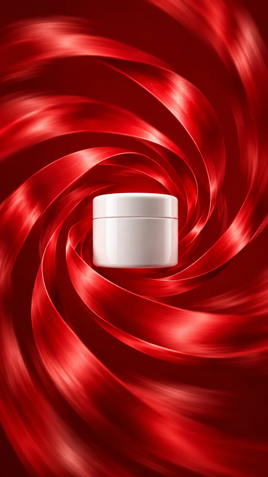 Radial Red Spin