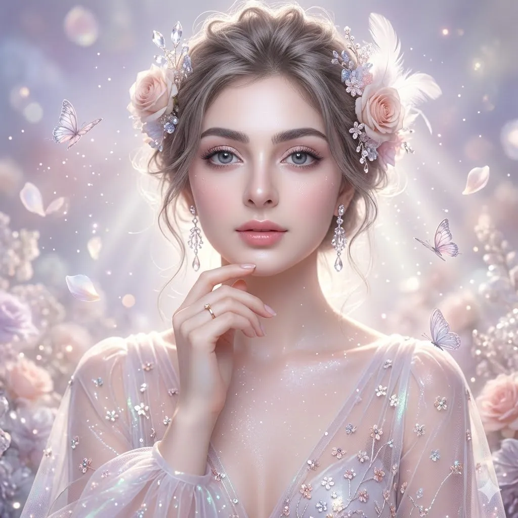 Ethereal fantasy portrait reference