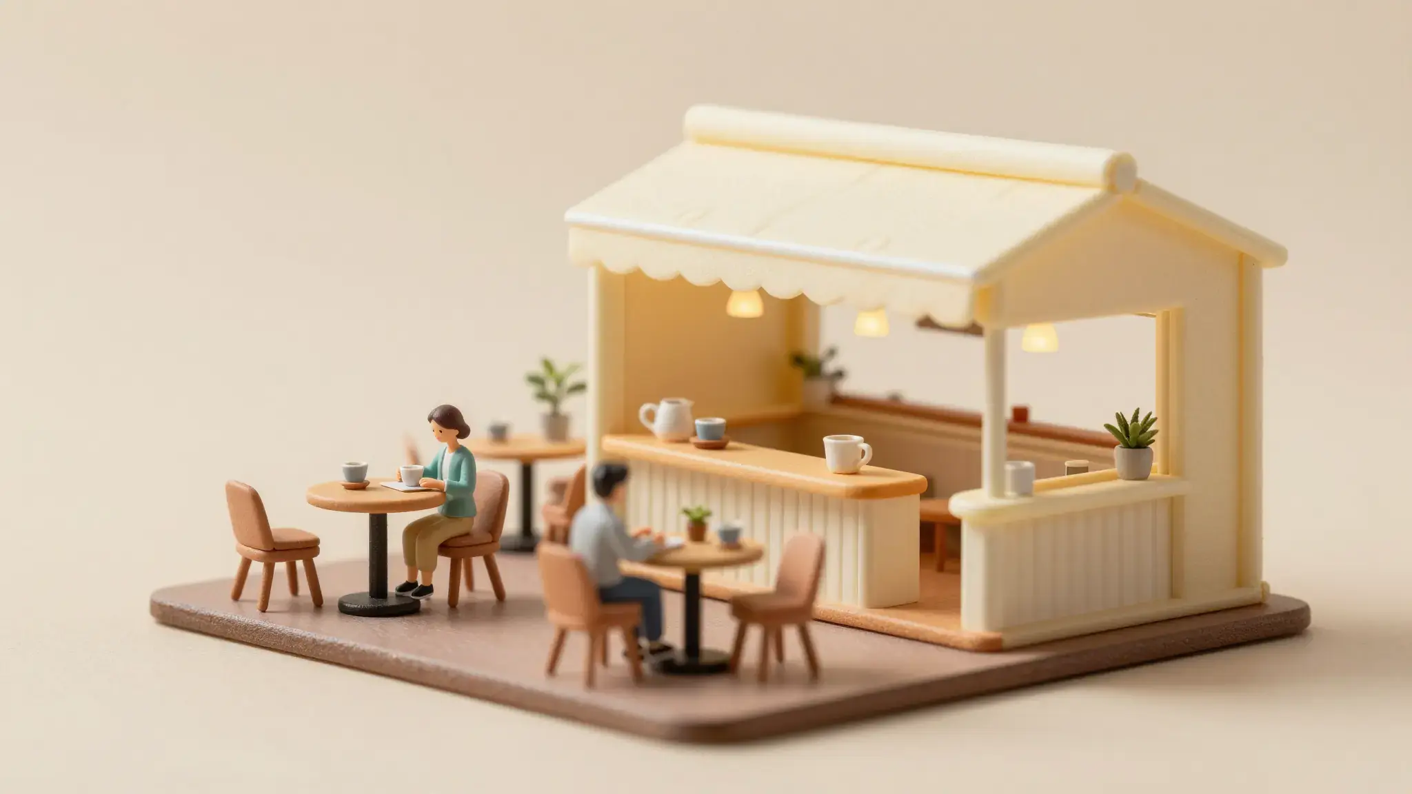 Vista previa de Generador de escenas en miniatura 3D con IA
