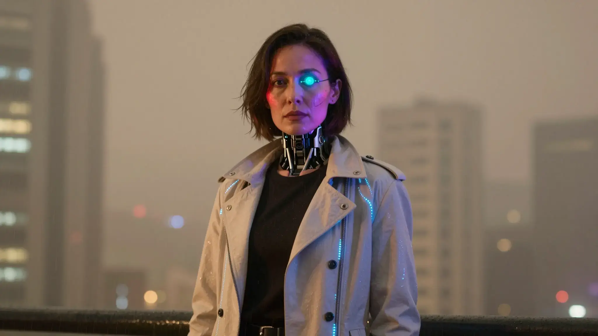 Vista previa de Filtro cyberpunk con IA