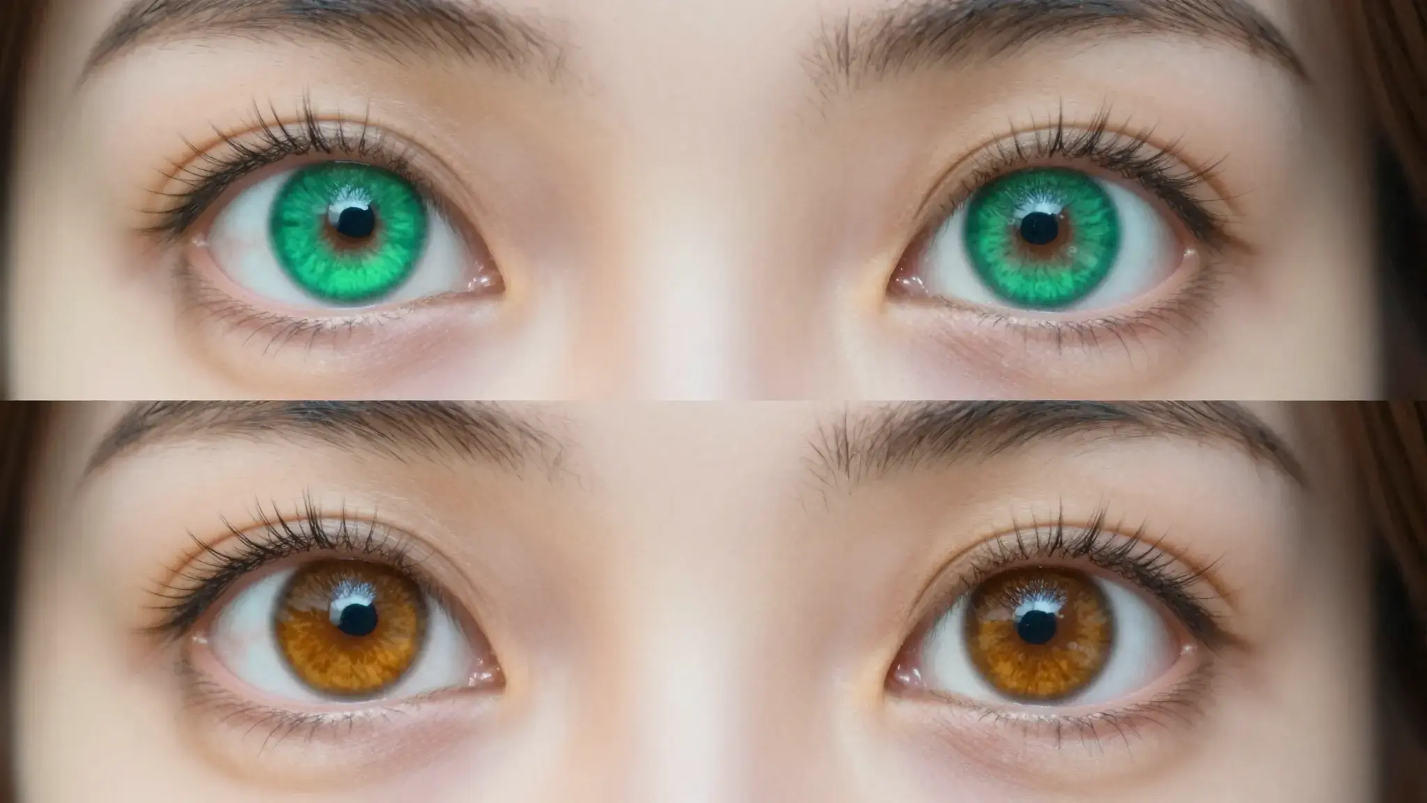 Vista previa de Filtro de color de ojos con IA