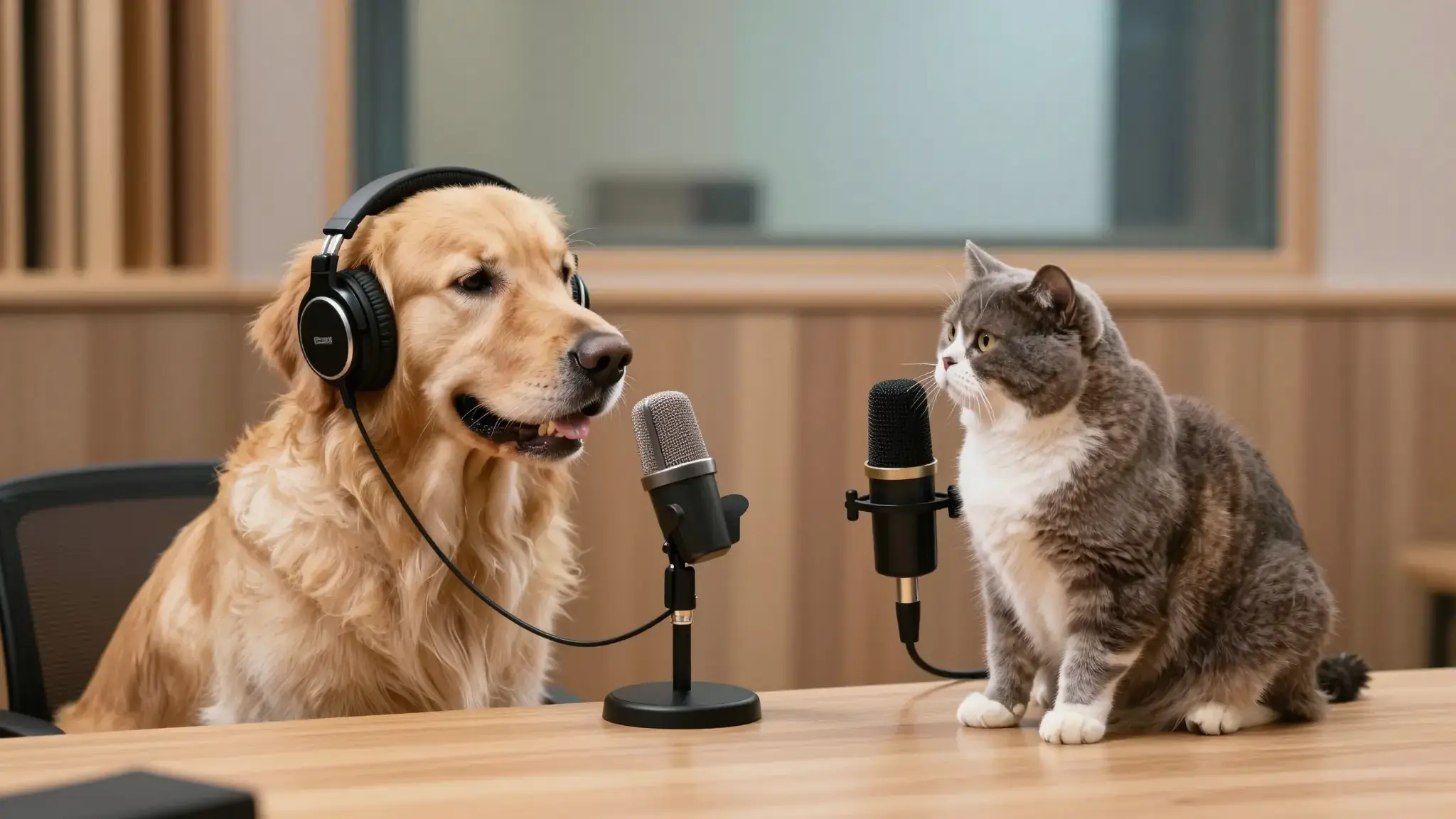 Vista previa de Generador de pódcast de mascotas con IA
