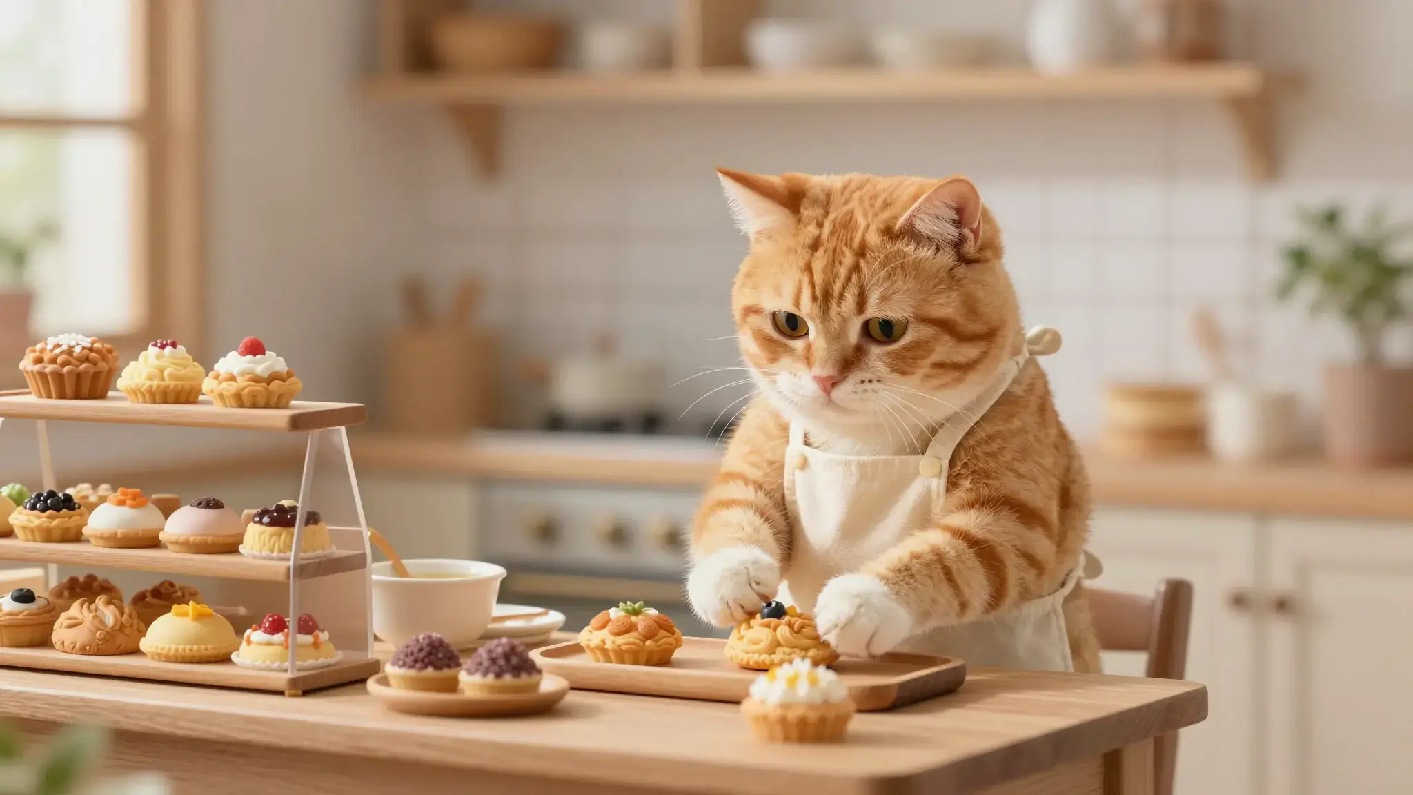 Vista previa de Vídeo de gato antropomórfico