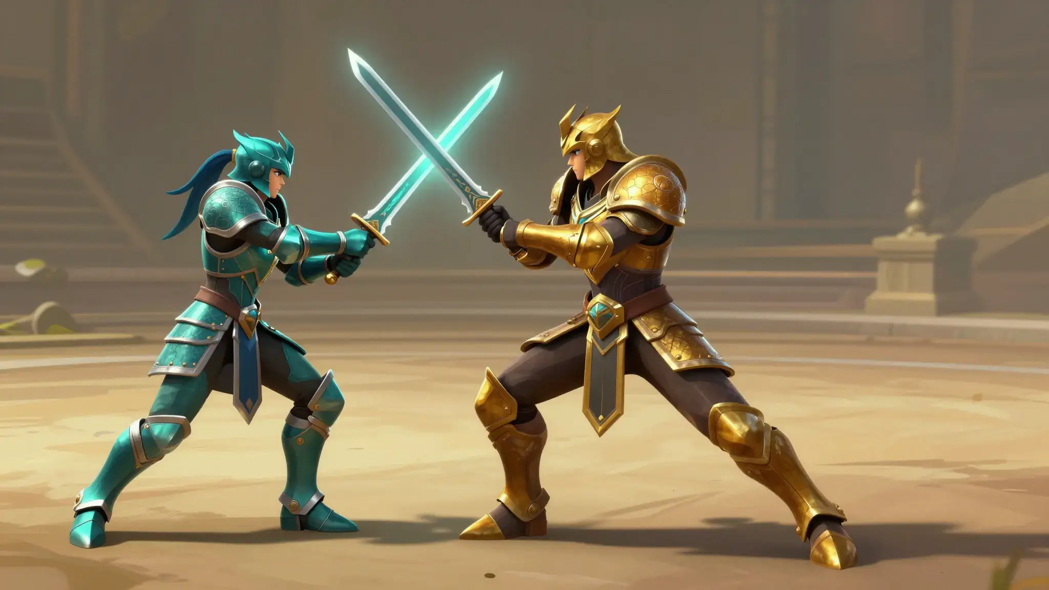 Vista previa de Vídeo de combate de personajes de videojuego