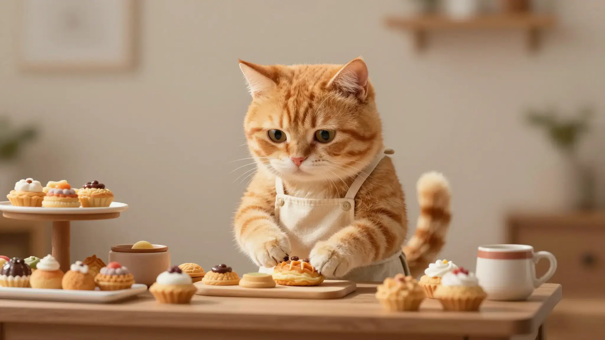 Vista previa de Vídeo de gato trabajando